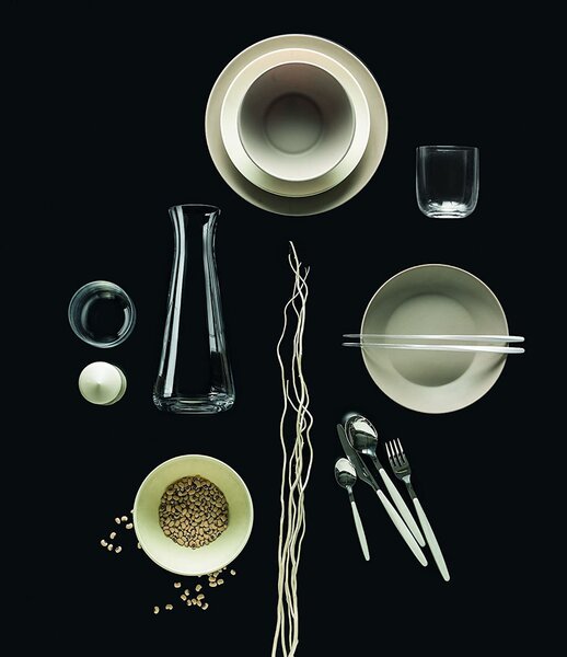 Cucchiaino da caff� My Fusion Set 6 pezzi in acciaio inox 18/10 (AISI 304) manico in ABS Verde Oliva lavabili in lavastoviglie
