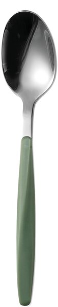 Cucchiaino da caff� My Fusion Set 6 pezzi in acciaio inox 18/10 (AISI 304) manico in ABS Verde Oliva lavabili in lavastoviglie