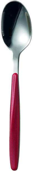Cucchiaino da caff� My Fusion Set 6 pezzi in acciaio inox 18/10 (AISI 304) manico in ABS Rosso lavabili in lavastoviglie