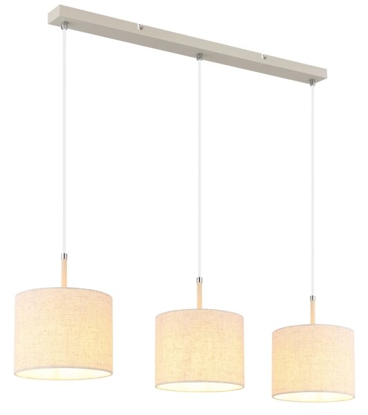 Globo 15968-3H - Lampadario sospeso con cavo DELEON 3xE27/40W/230V