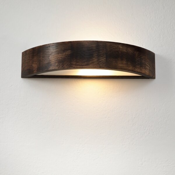 Brilagi - Applique LED CARVALHO SMOKEY 1xE27/60W/230V rovere