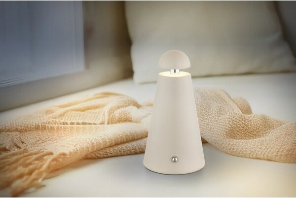 Globo 21042B - Lampada da tavolo ricaricabile LED con dimmer a sfioramento LIVA LED/1,2W/5V 1200 mAh