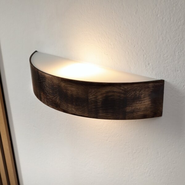 Brilagi - Applique LED CARVALHO SMOKEY 1xE27/60W/230V rovere