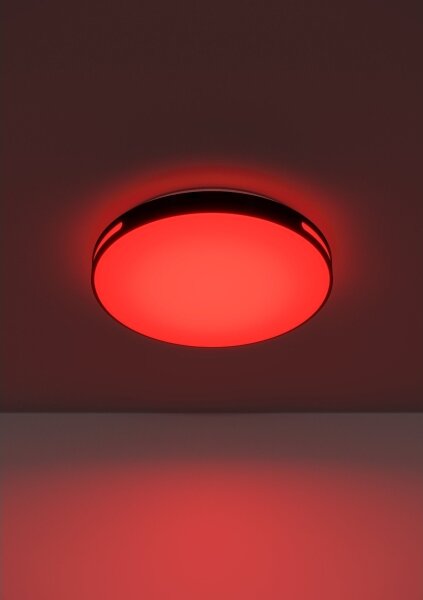 Eglo 300687-LED RGBW Plafoniera dimmerabile MONTEGRANARO-Z LED/18,5W/230V nero + telecomando