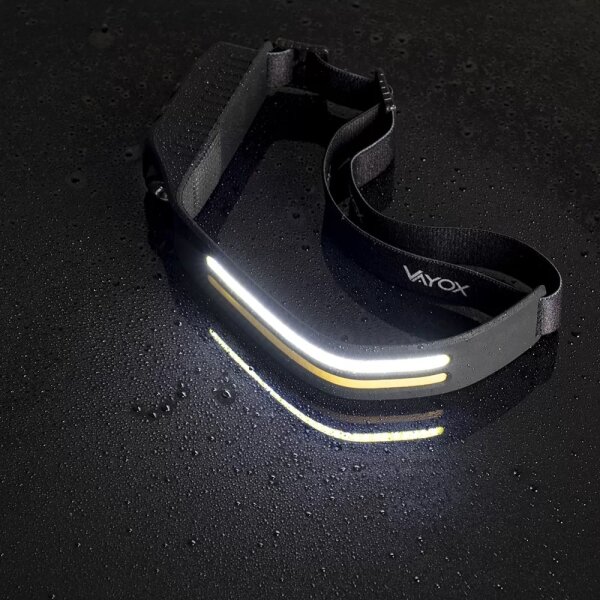 Lampada frontale ricaricabile a LED dimmerabile con sensore 3xLED/5V IP44 300 shiny 1200 mAh