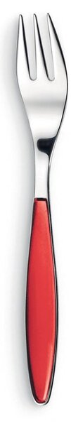 Forchettine da Dolce 15,5 cm modello Feeling set da 6 pezzi Lavabile in lavastoviglie Rosso Trasparente lavabili in lavastoviglie