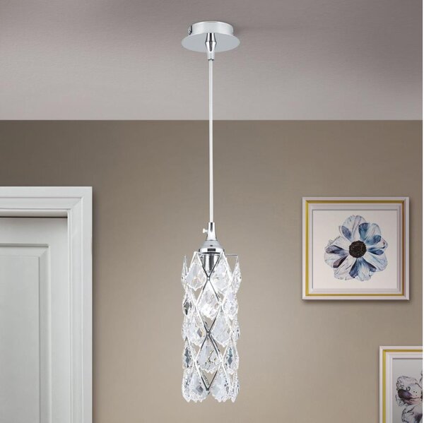 Orion - Lampada a sospensione su cavo RITA 1xG9/40W/230V cromo lucido