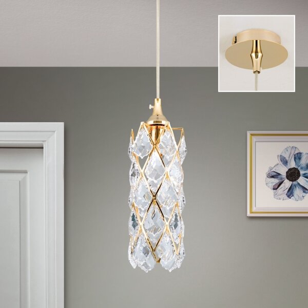 Orion - Lampadario a cavo RITA 1xG9/40W/230V oro