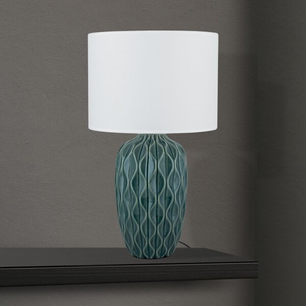 Orion - Lampada da tavolo TORTUGA 1xE27/40W/230V verde/bianco