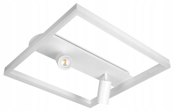 Plafoniera LED/38W/230V + 2xGU10/30W bianca