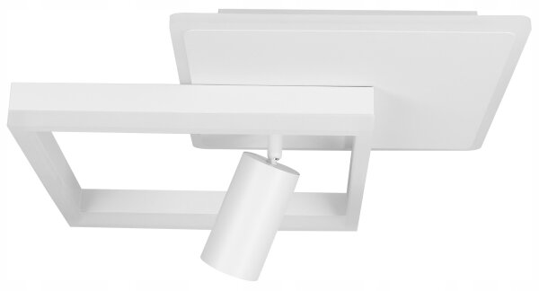 LED Plafoniera LED/38W/230V + 1xGU10/30W bianca