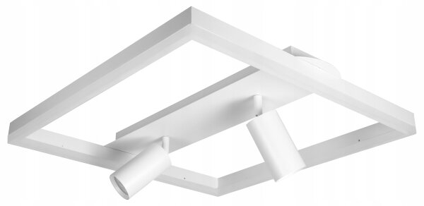 Plafoniera LED/38W/230V + 2xGU10/30W bianca