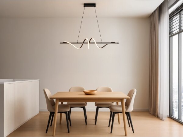 Lampadario LED dimmerabile a sospensione con cavo LED/50W/230V 3000-6500K 100 cm + telecomando