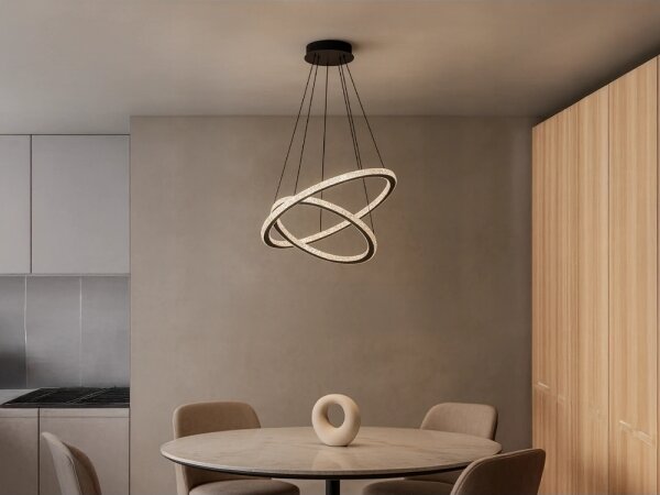 Lampadario LED dimmerabile a sospensione con cavo LED/150W/230V 3000-6500K + telecomando