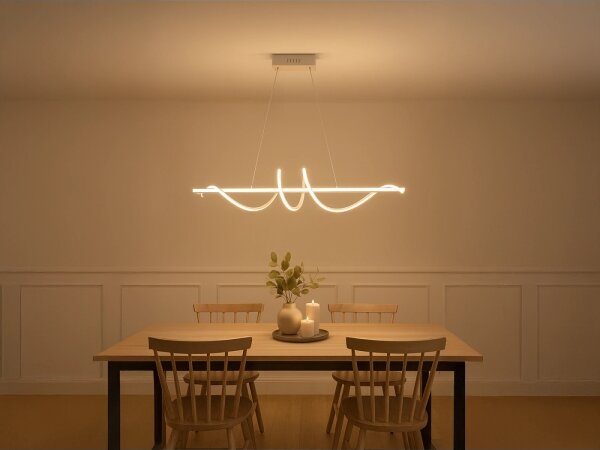 Lampadario LED dimmerabile a sospensione su cavo LED/50W/230V 3000-6500K 100 cm + telecomando