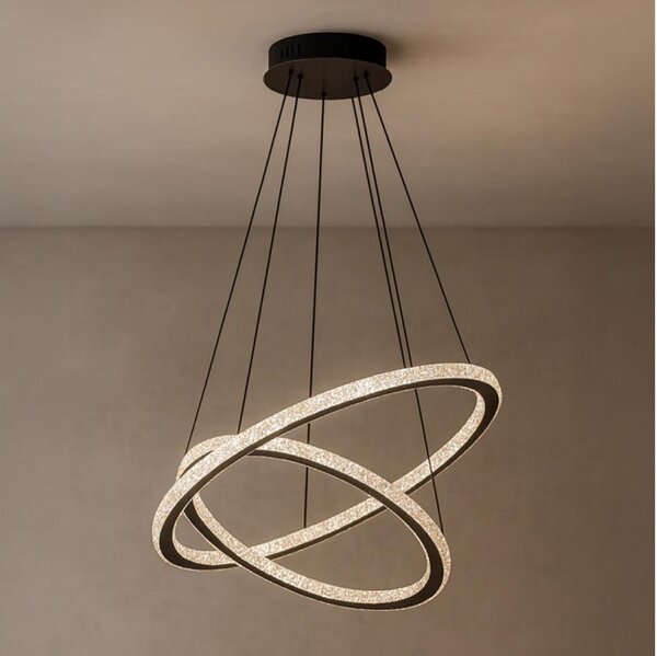 Lampadario LED dimmerabile a sospensione con cavo LED/150W/230V 3000-6500K + telecomando