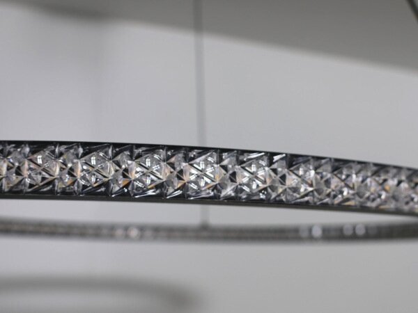 Lampadario LED dimmerabile a sospensione con cavo LED/150W/230V 3000-6500K + telecomando