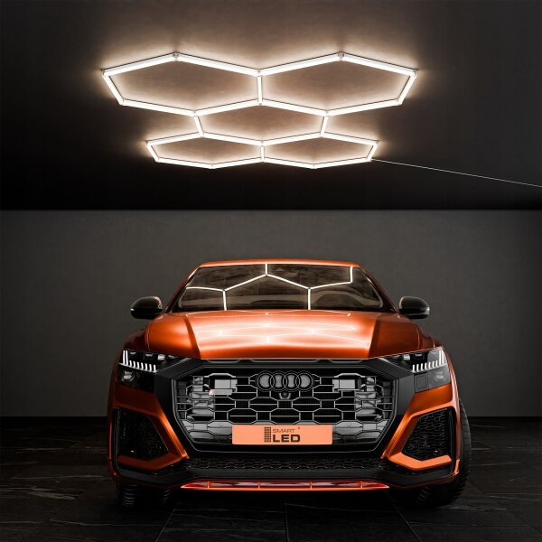Plafoniera LED/240W/85-265V 4000K 298x209 cm CRI 90 IP44 bianca