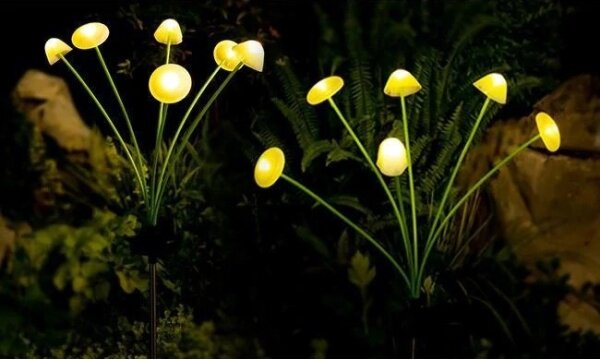 Lampada solare decorativa a LED con sensore 6xLED/1,2V 3000K 72 cm 600 mAh IP44