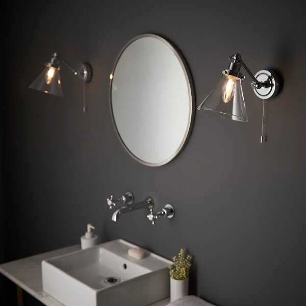 Endon 93853 -Applique da bagno FARADAY 1xG9/3W/230V IP44 cromo lucido