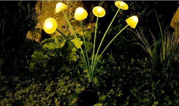 Lampada solare decorativa a LED con sensore 6xLED/1,2V 3000K 72 cm 600 mAh IP44
