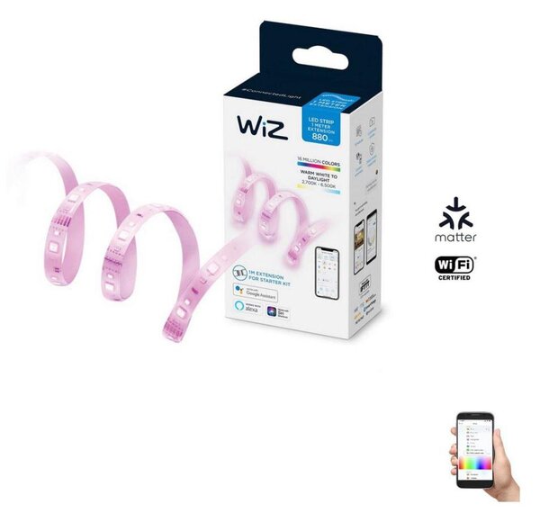WiZ - Striscia LED RGBW Dimmerabile 1m LED/11W/12V 2700-6500K Wi-Fi