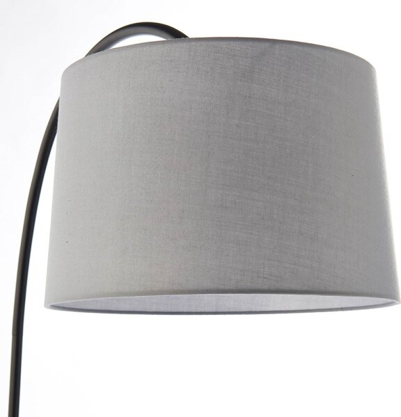 Endon 78163 - Lampada da terra CARLSON 1xE27/60W/230V grigio/nero