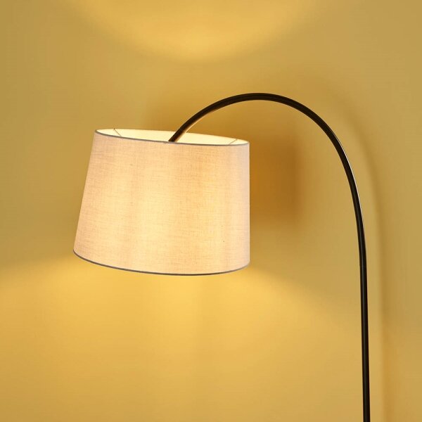 Endon 78163 - Lampada da terra CARLSON 1xE27/60W/230V grigio/nero