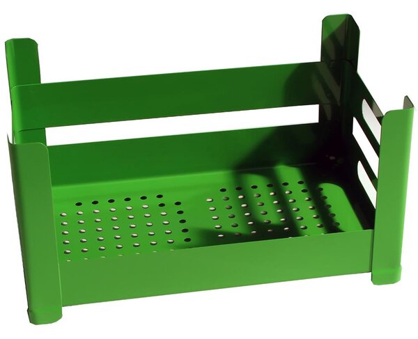 Cassetta Multiuso impilabile 51x31xh26 cm sovrapponibile P.U.B. Box Alta Colore Verde