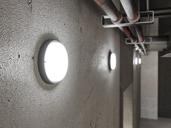 Lampada da parete per esterni LED/9W/230V IP54 nero