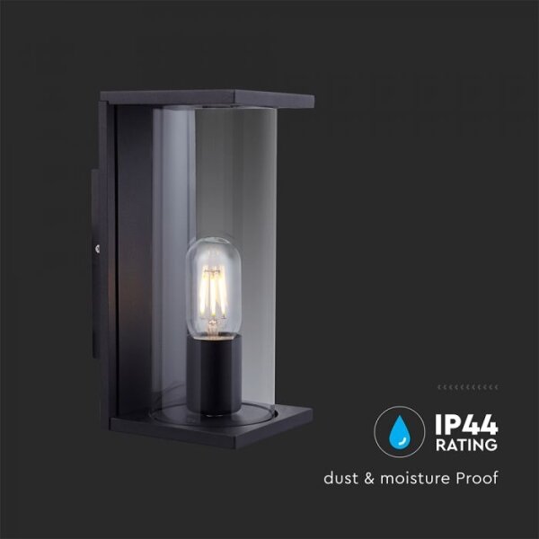 Applique da esterno 1xE27/60W/230V IP44 nera