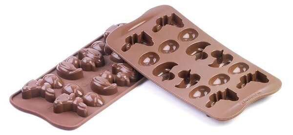Stampo 14 cioccolatini pasquali SCG05 Easter in silicone 30X43 h 16 mm