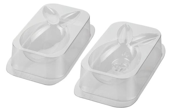 Stampo cioccolatino coniglietto Lucky Bunny termoformato 285x150 h 58 mm