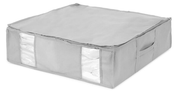 Organizer per vestiti sottovuoto/rinforzato in tessuto 56x56x16,5 cm Granit – Compactor