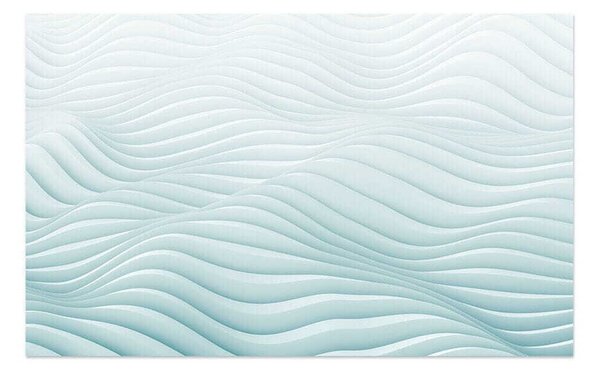 Carta da parati Motivo ondulato bianco e blu, Carta da parati 3d, Carta da parati popolare, u06882 - Tapeko.it