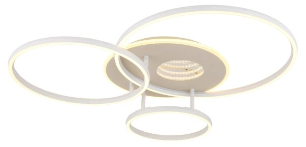 Globo 48466B-40-LED INVERTINA Plafoniera da soffitto dimmerabile 40W/230V 2700-6500K 70x80,7cm + telecomando
