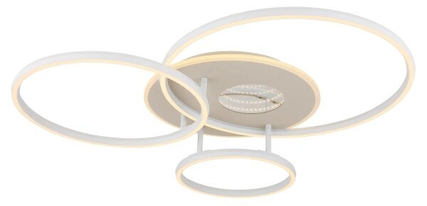 Globo 48466B-40-LED INVERTINA Plafoniera da soffitto dimmerabile 40W/230V 2700-6500K 70x80,7cm + telecomando