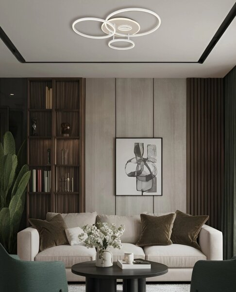 Globo 48466B-40-LED INVERTINA Plafoniera da soffitto dimmerabile 40W/230V 2700-6500K 70x80,7cm + telecomando