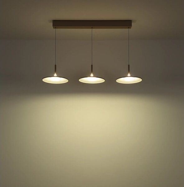 Globo 15635SA-3H - Lampada a sospensione LED con cavo LAMPONE LED/24W/230V 4000K beige