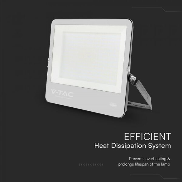 Faro LED/300W/230V 4000K IP65 nero