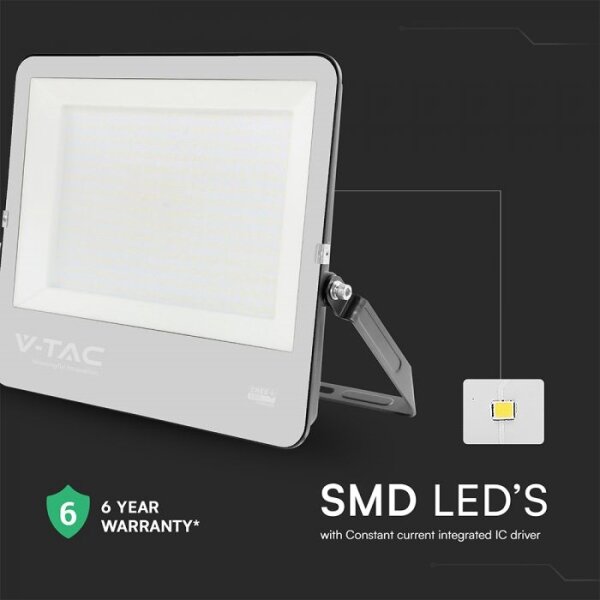 Faro LED/300W/230V 4000K IP65 nero