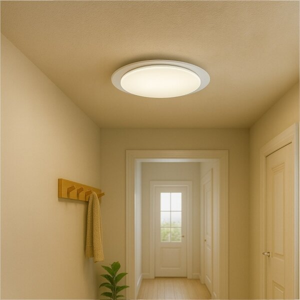 Plafoniera LED dimmerabile SONIC LED/100W/230V 3000-6000K diam. 85 cm bianca + telecomando