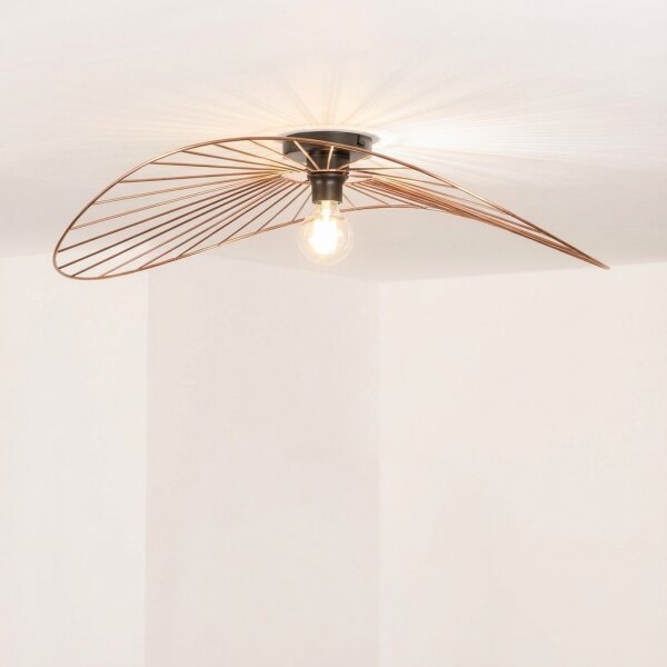 Brilagi - Lampadario a montaggio superficiale LED CERIA WIRE 1xE27/40W/230V 60x80 cm bronzo