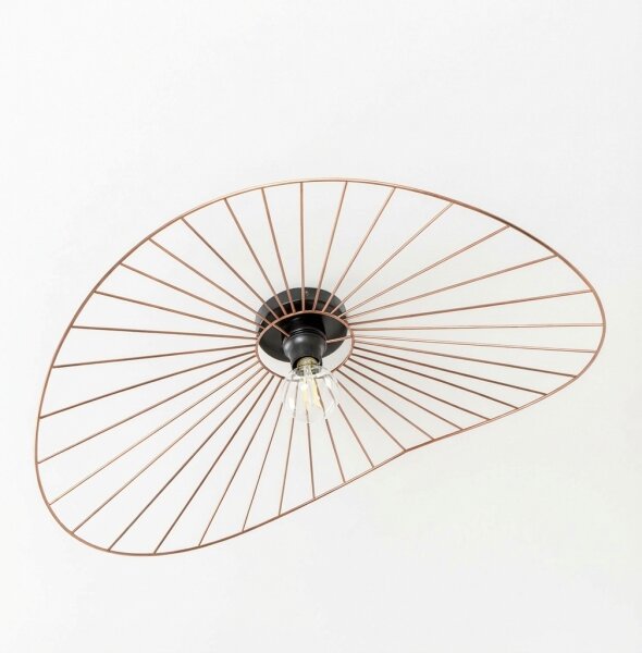 Brilagi - Lampadario a montaggio superficiale LED CERIA WIRE 1xE27/40W/230V 60x80 cm bronzo