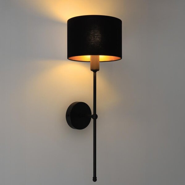Lampada da parete MADELA 1xE14/40W/230V nera