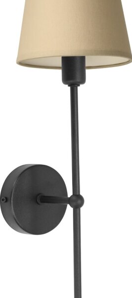 Lampada da parete MADELA 1xE14/40W/230V beige/nera