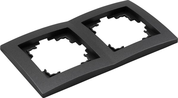 Cornice McPower "Flair", a 2 ingressi, antracite, opaca