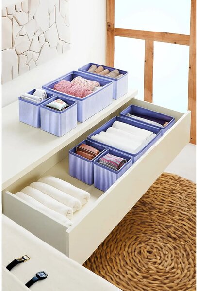 Organizer per cassetti in tessuto in set da 4 - Mioli Decor