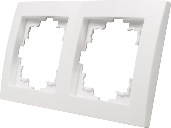 Cornice McPower "Flair", a 2 ingressi, bianca, opaca