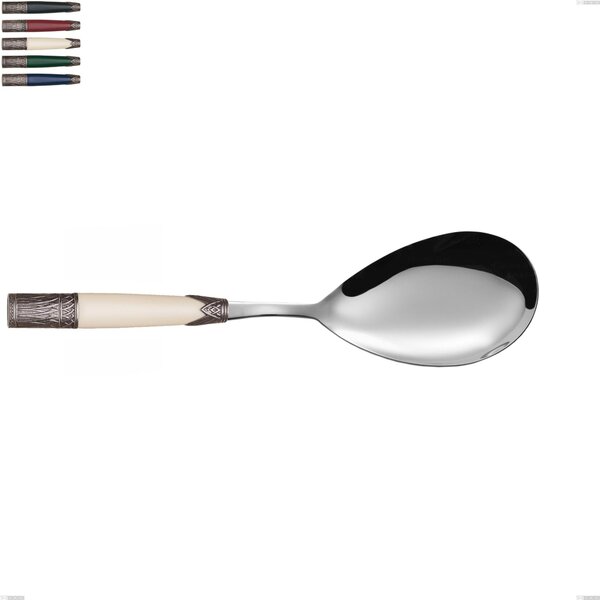 Pala riso Aria, acciaio 18/10 aisi304 colorato Dimensioni 270 mm manico in Acrilico e Metallo